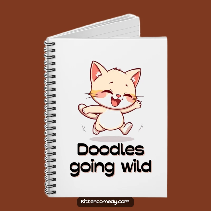 Funny Kitten Stumble Notebook: Clumsy Kitty Journal - Humorous Stationery Gift