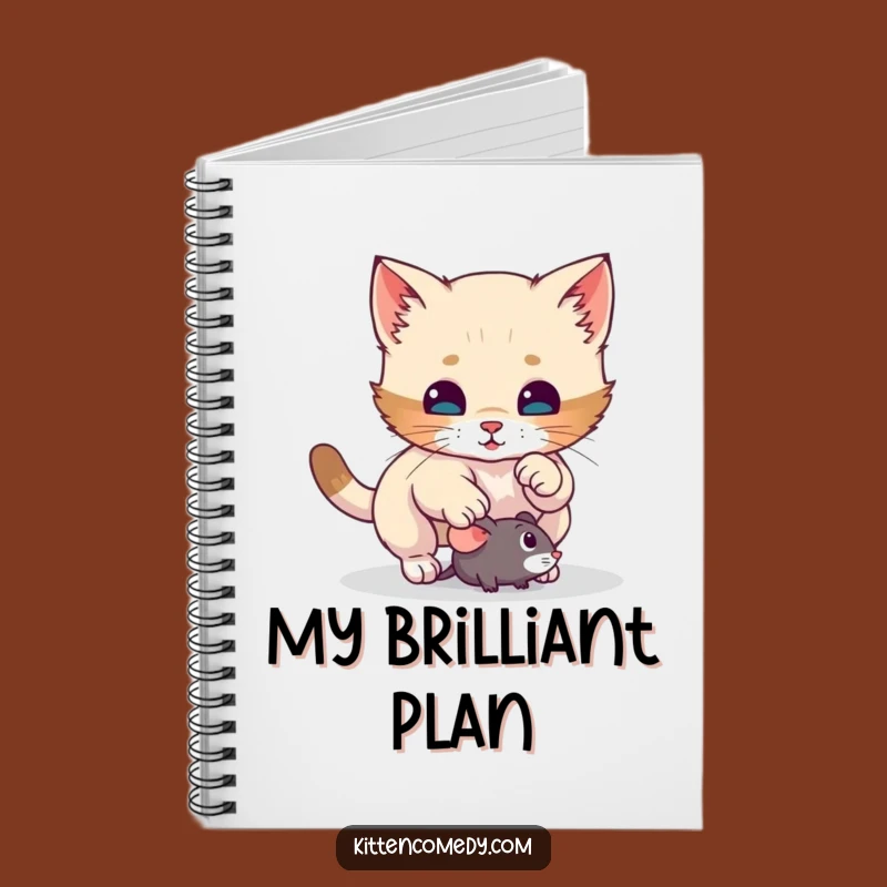Funny Kitten Pounce Notebook: Hilarious Cat Journal for Notes and Laughs