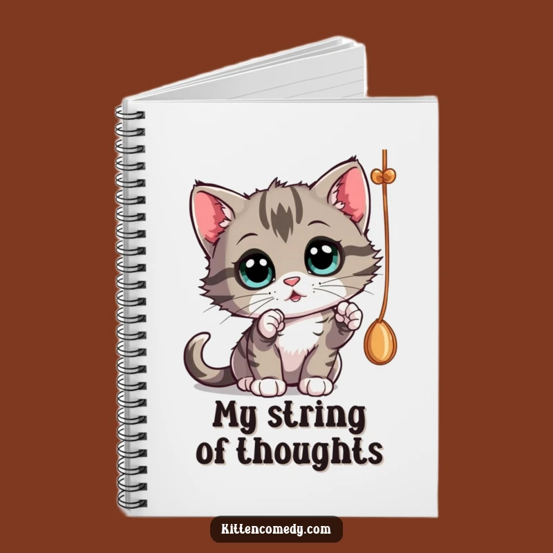 Funny Kitten Curiosity Notebook - Journal Your Focus